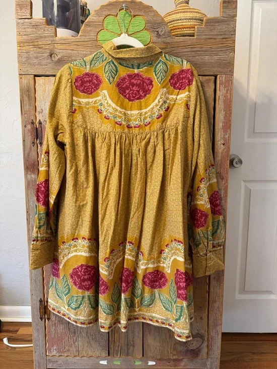 Free People Smell the Roses Dress Floral size medium - Picture 8 of 14